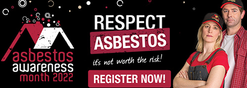 Asbestos Awareness Month campaign 2022. Respect Asbestos. Image Credit: Asbestos Awareness (AU)